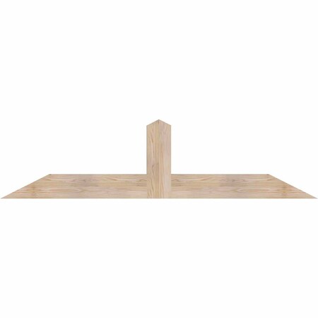 Ekena Millwork Portland Smooth Timber Gable Bracket, Douglas Fir, 72"W x 18"H x 3 1/2"D x 5 1/2"F, 6/12 Pitch GBW072X18X0406POR00SDF